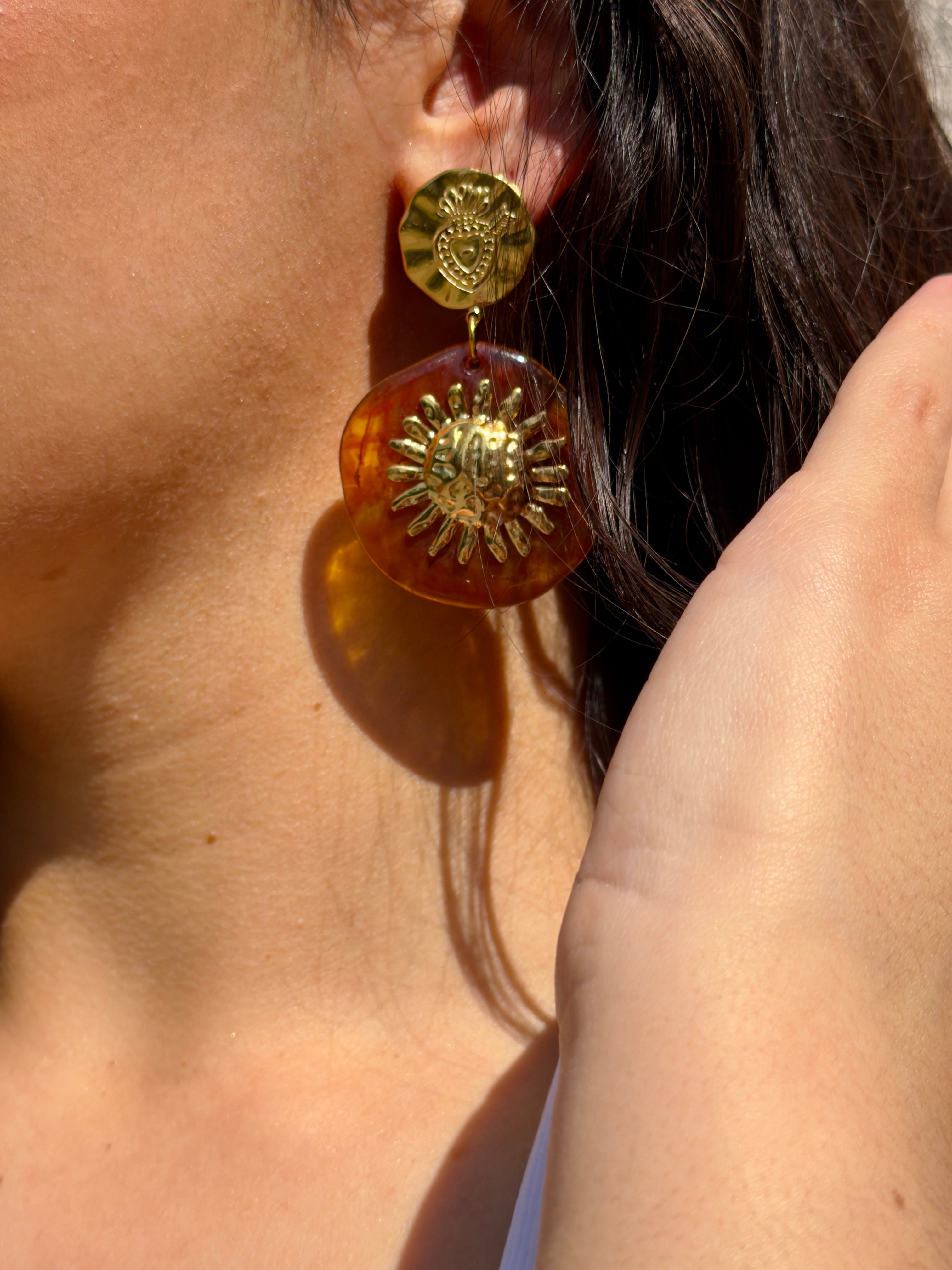 Boucle d'oreille Soléane